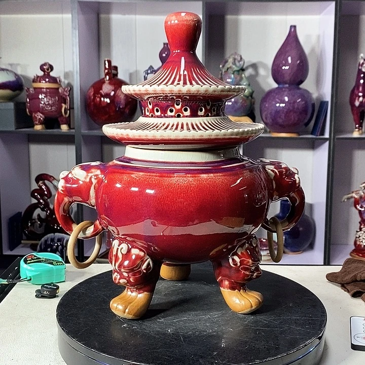 瓷片中国神垕精品钧瓷