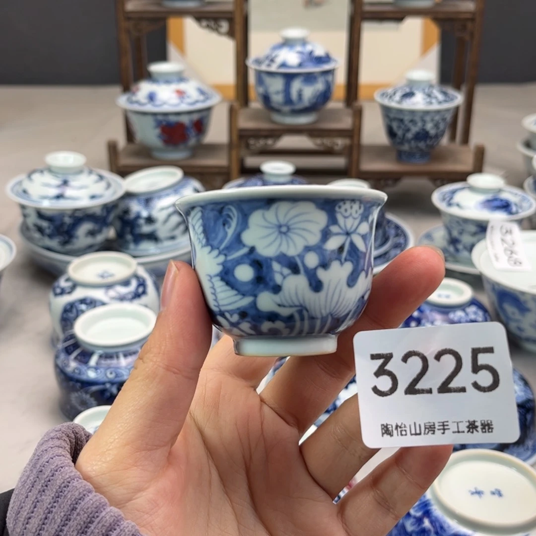 景德镇陶瓷手绘杯3225燕子