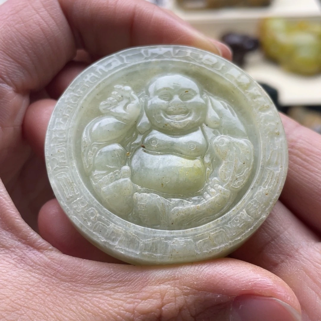 未镶嵌蛇纹石玉颈饰521