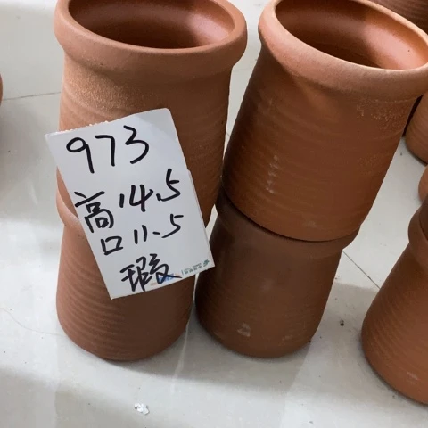 红陶粗陶花盆973