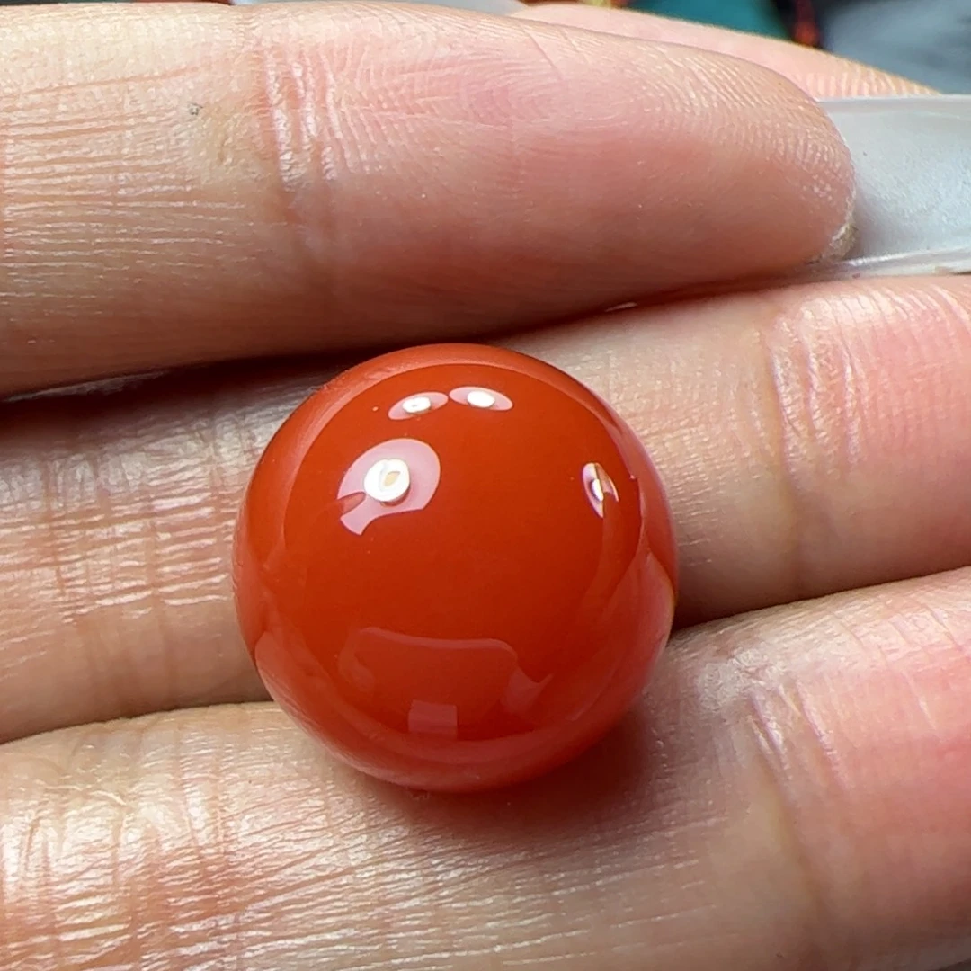 南红玛瑙未镶嵌14.3柿子红