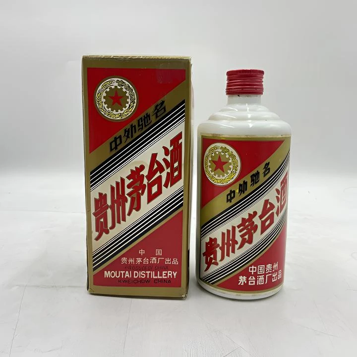 1988年茅台铁盖54度500ml酱香型白酒-0081号