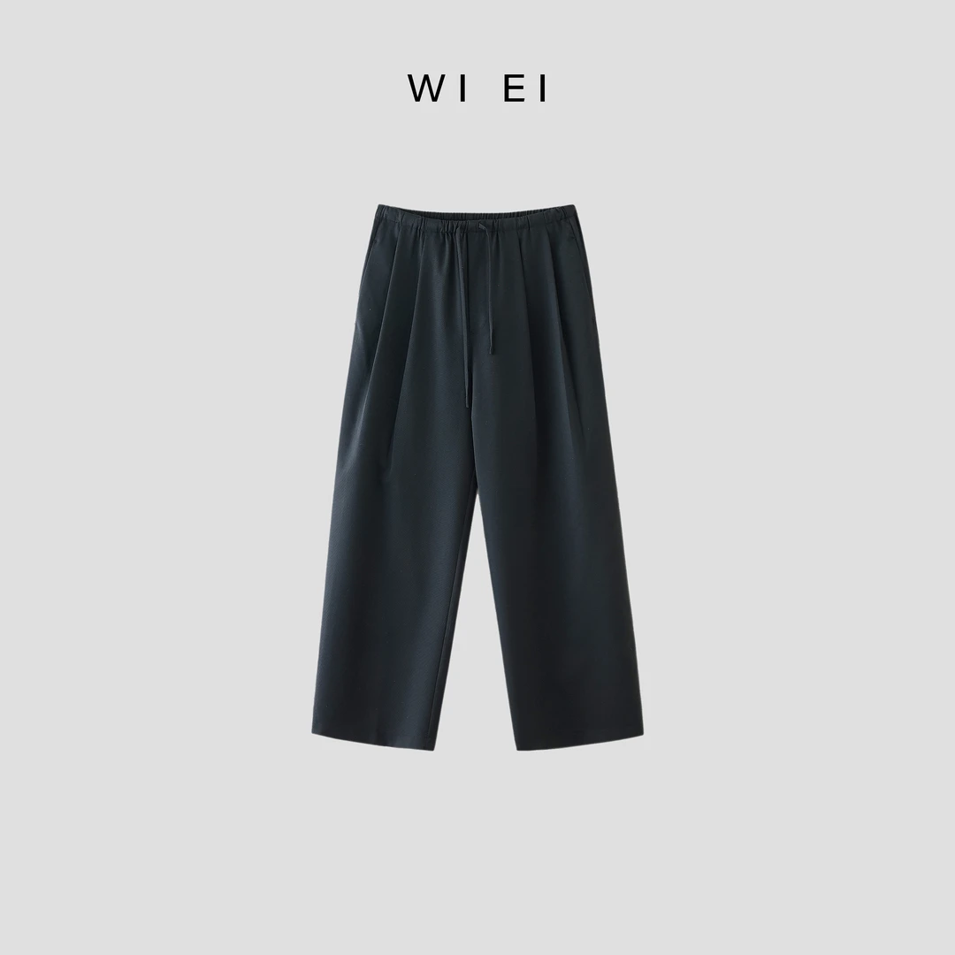 《WI EI》如意裤* 精纺羊毛 老钱休闲 九分裤24342