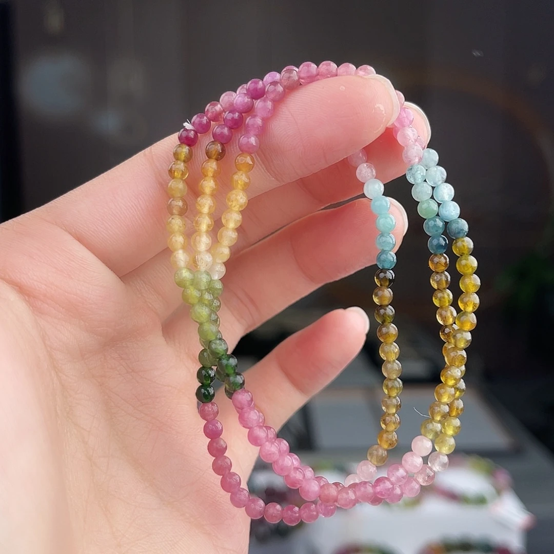 未镶嵌碧玺碧玺 3mm