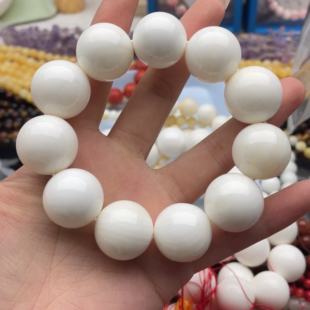 玛瑙/玉髓珠宝半成品未镶嵌一条装卡20车车手串