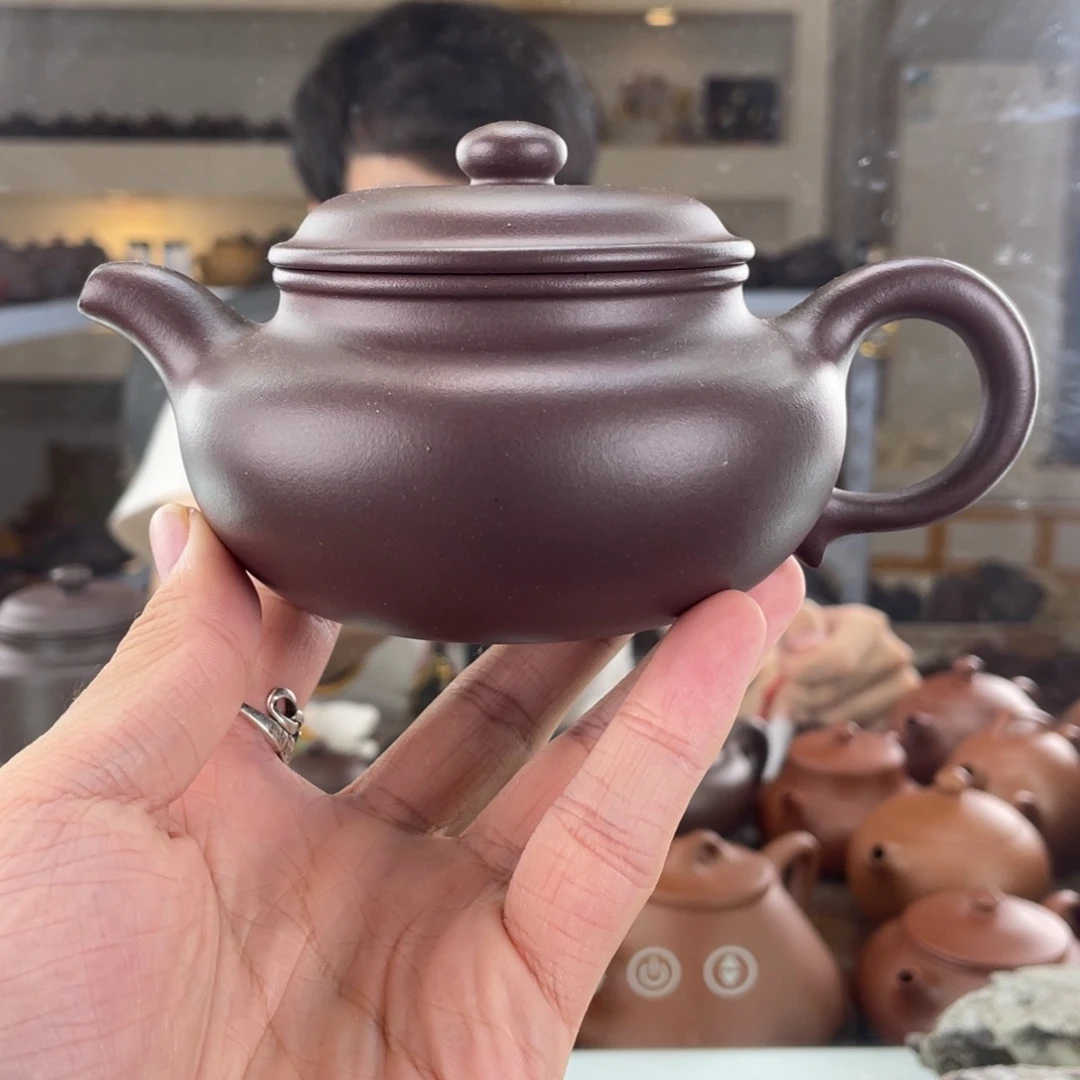茶壶紫砂260cc老紫泥茶壶