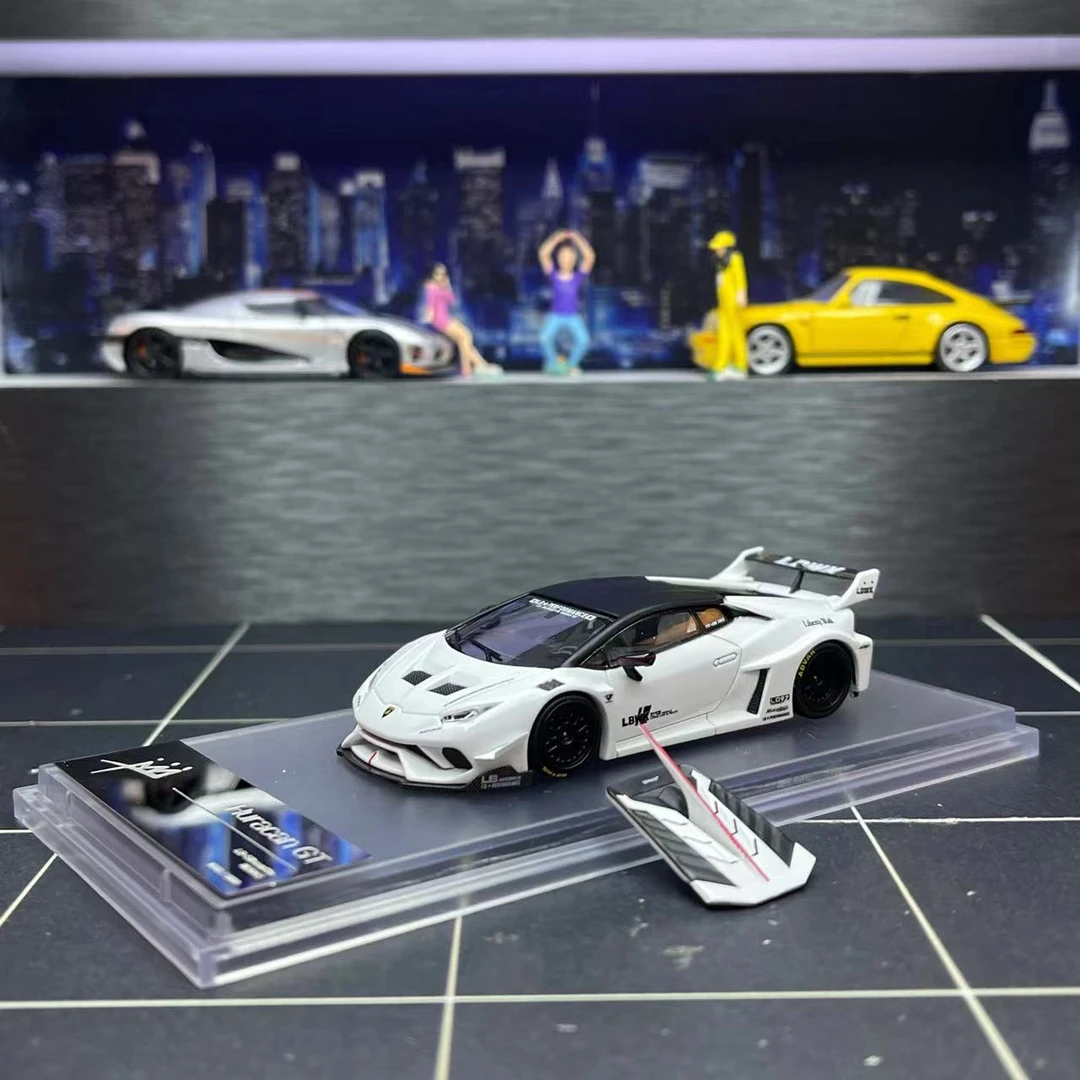 价格已开 现货KING Model  1:64 兰博基尼 小牛 飓风 LB 合金车模