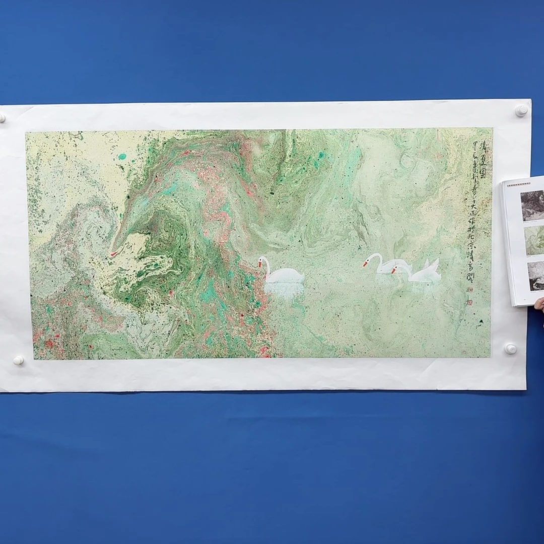 国画多次参加国内外书画