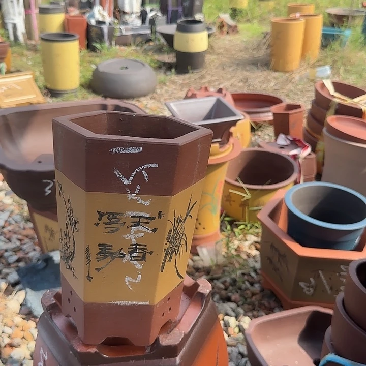 紫砂花盆紫砂花盆