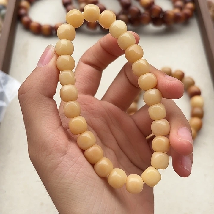 手串菩提根/象牙果卡0.8六方