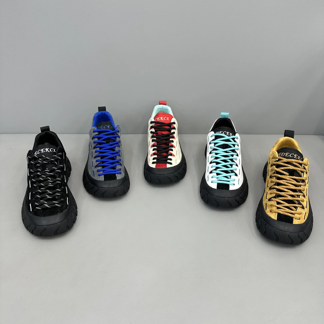 88-1017男士秋季新款休闲鞋时尚百搭低帮软底皮面户外徒步运动鞋