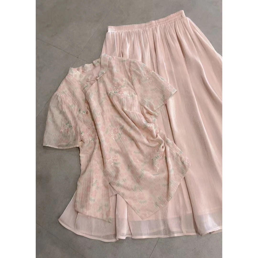 『时尚连衣裙Y』时尚气质百搭套装7003