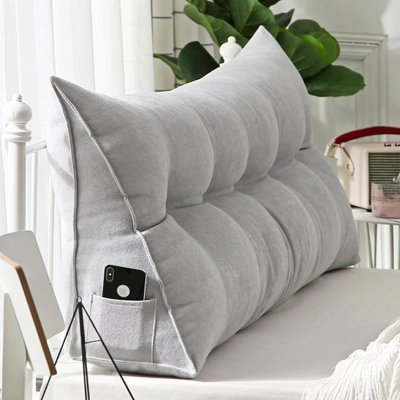 日式床头大靠背卧室飘窗三角软垫客厅沙发护腰靠枕宿舍床上靠垫