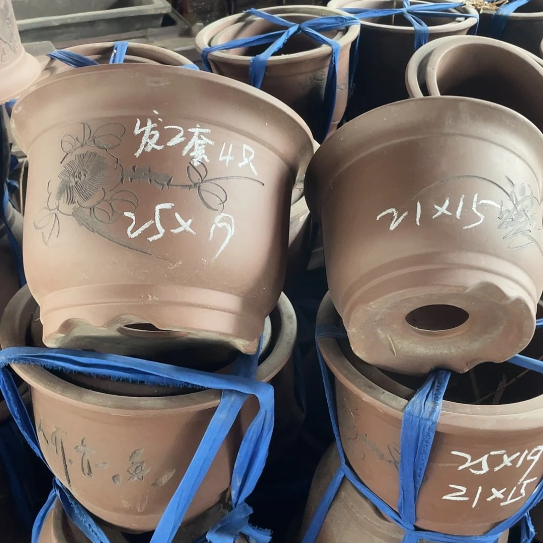 紫砂金钟盆发2套4只