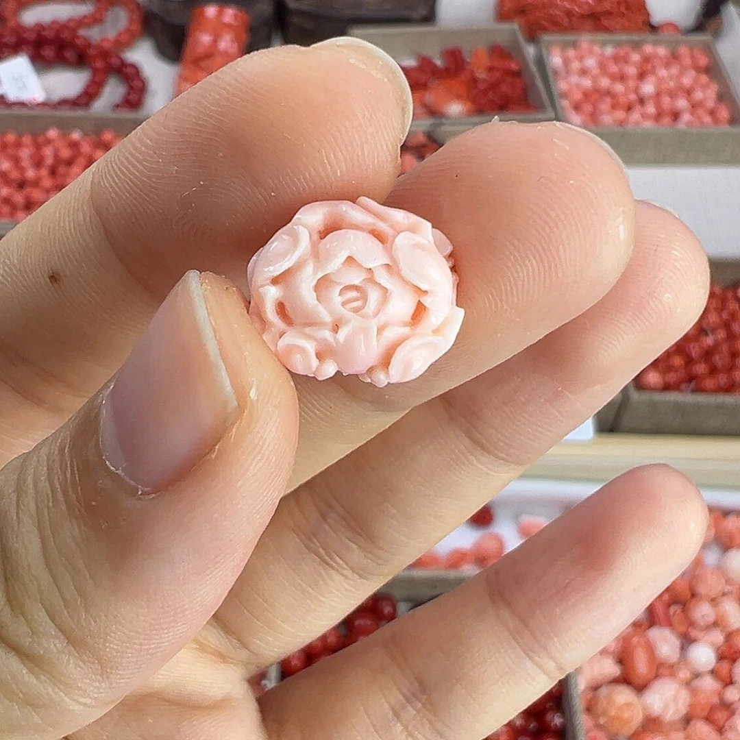 银S925牡丹花侧孔120/g不议退