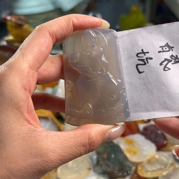 玛瑙/玉髓吊坠(不含链)未镶嵌