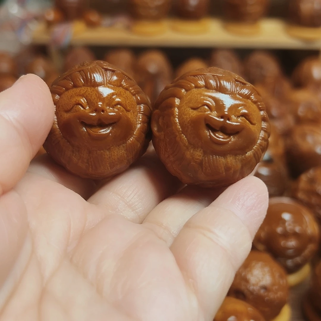 橄榄核手串/手链小猴子一对