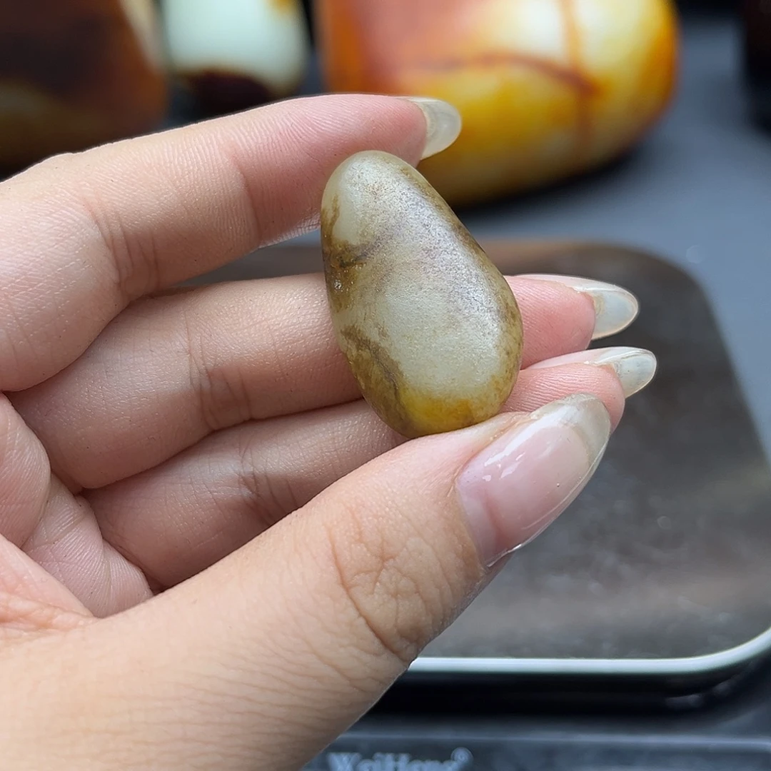 和田玉未镶嵌吊坠(不含链)