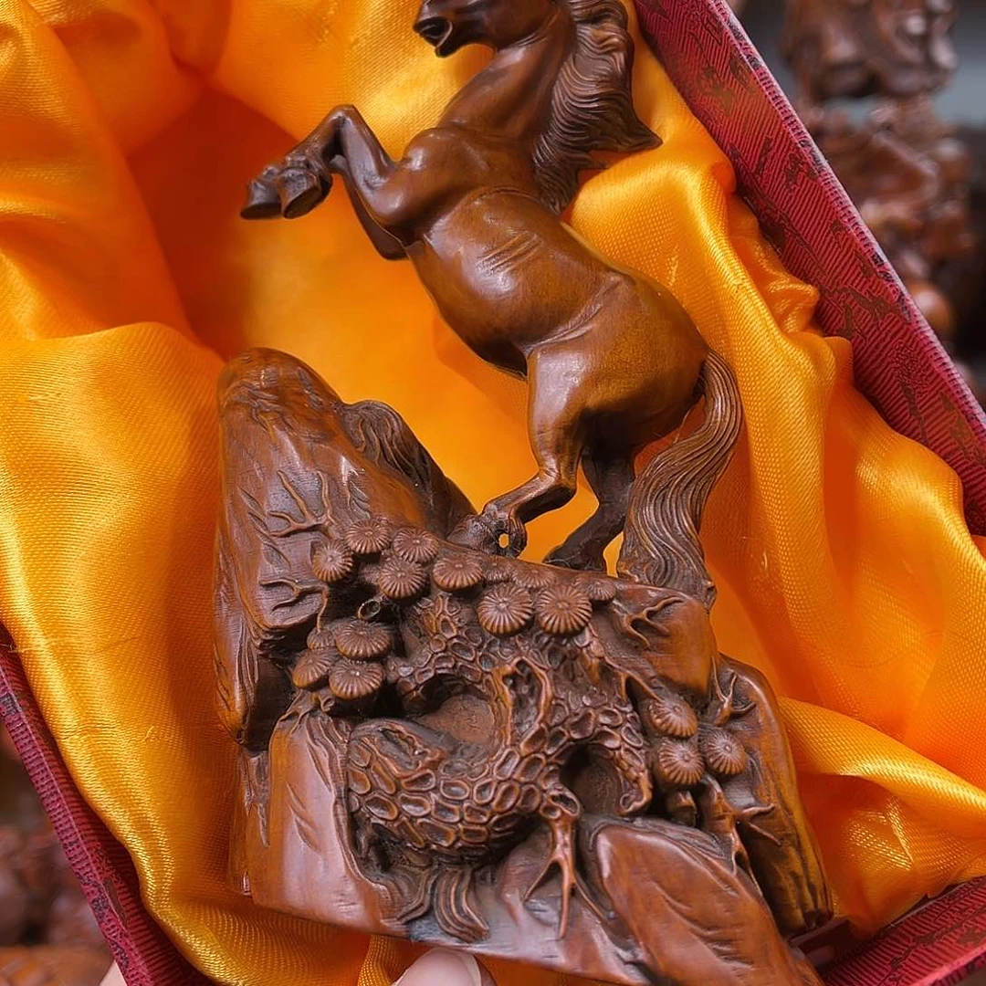 黄杨木黄杨木雕刻高度15厘米