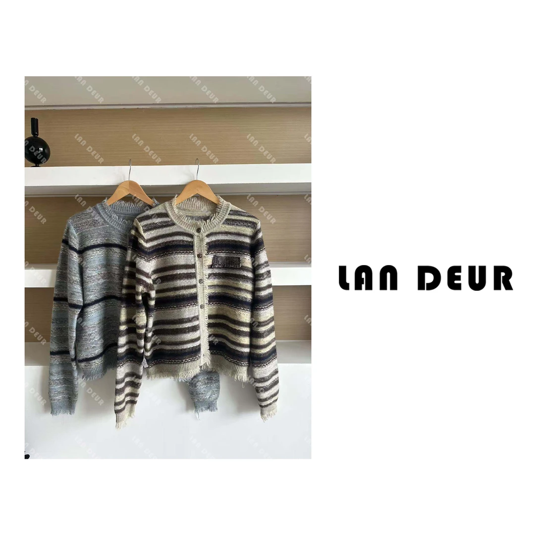 JIUJIU【奇迹暖暖】绵羊毛山羊绒时尚设计感小众软糯百搭秋款毛针织