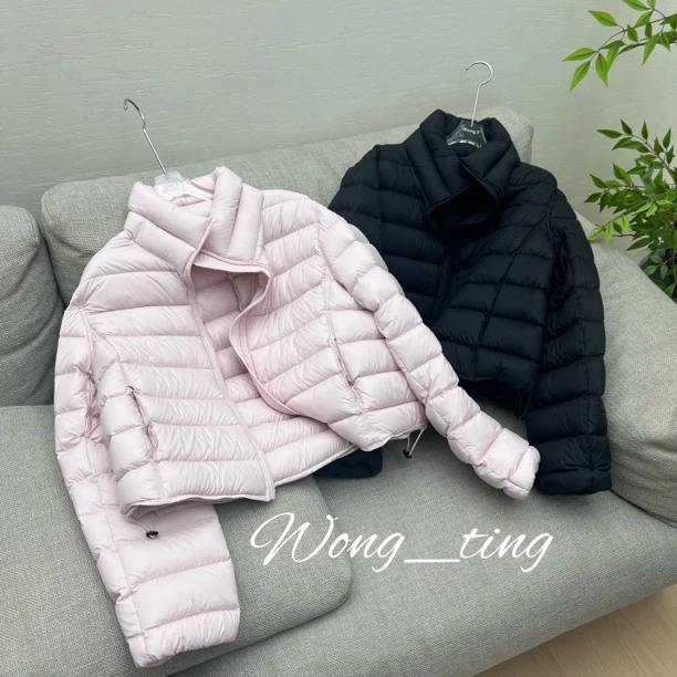 Wong_ting小众设计师零压感鹅绒立领韩版宽松短款羽绒外套12123