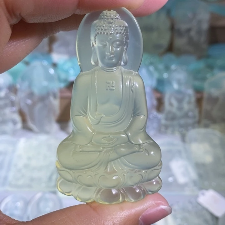 岫玉吊坠未镶嵌吊坠