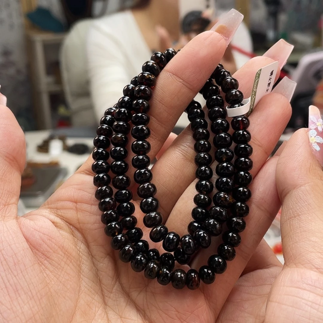 未镶嵌琥珀裸石抚顺琥珀6+翳珀