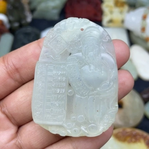 蛇纹石玉颈饰未镶嵌43