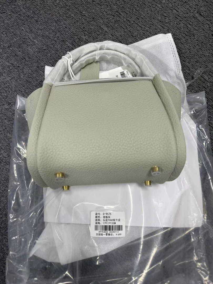 9575珍珠灰【清货微瑕】新款时尚轻奢百搭气质女包