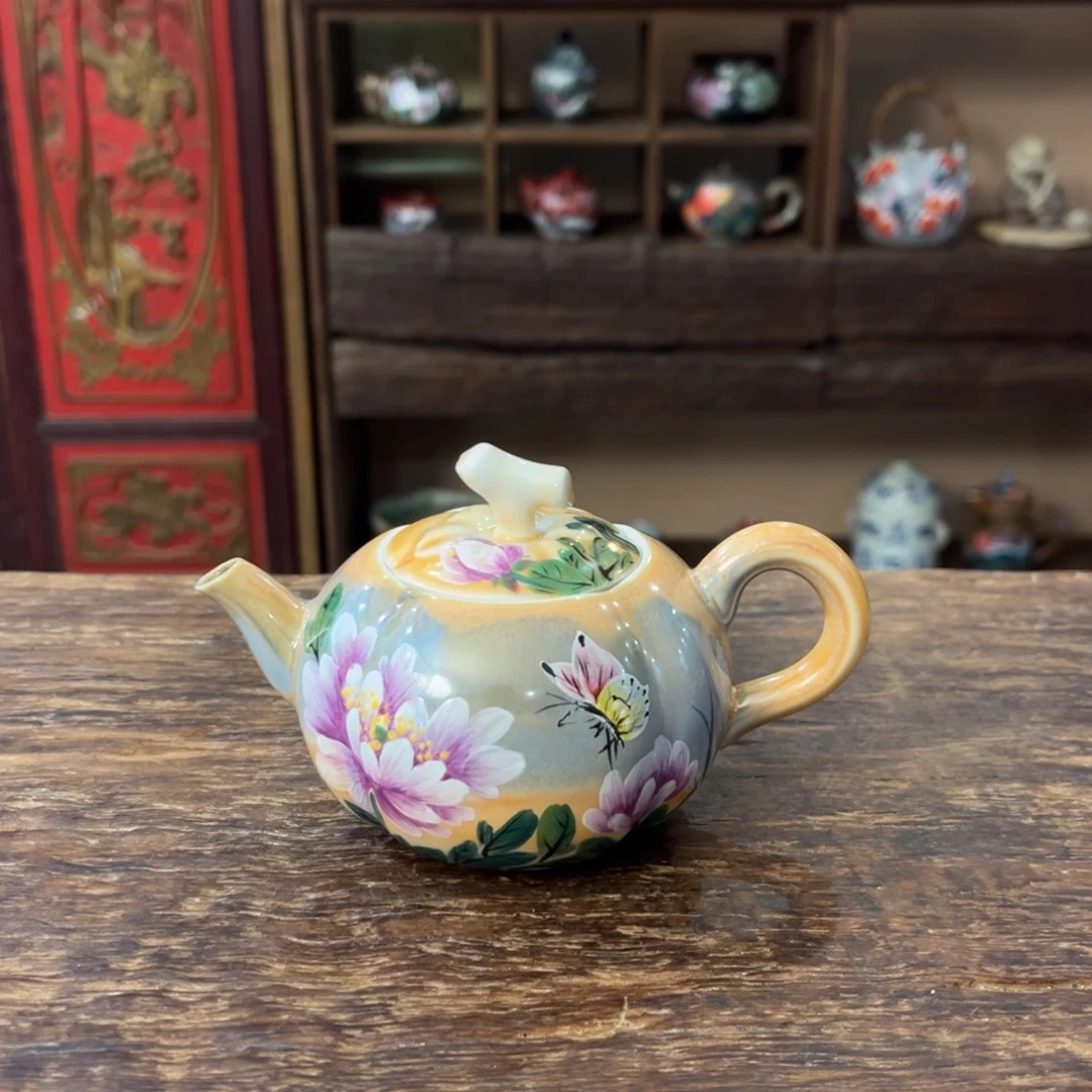 景德镇柴烧手工手绘陶瓷