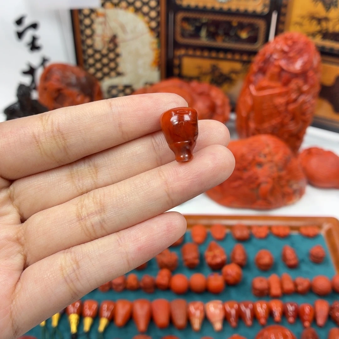 南红玛瑙未镶嵌配饰南红三通