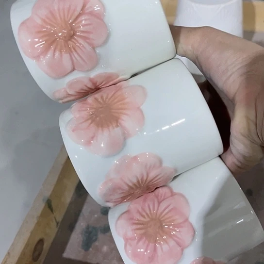 多肉绿植陶瓷花盆9.9包邮，有孔