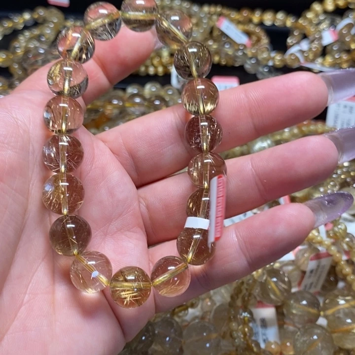 未镶嵌手链水晶莒****仓天然发晶