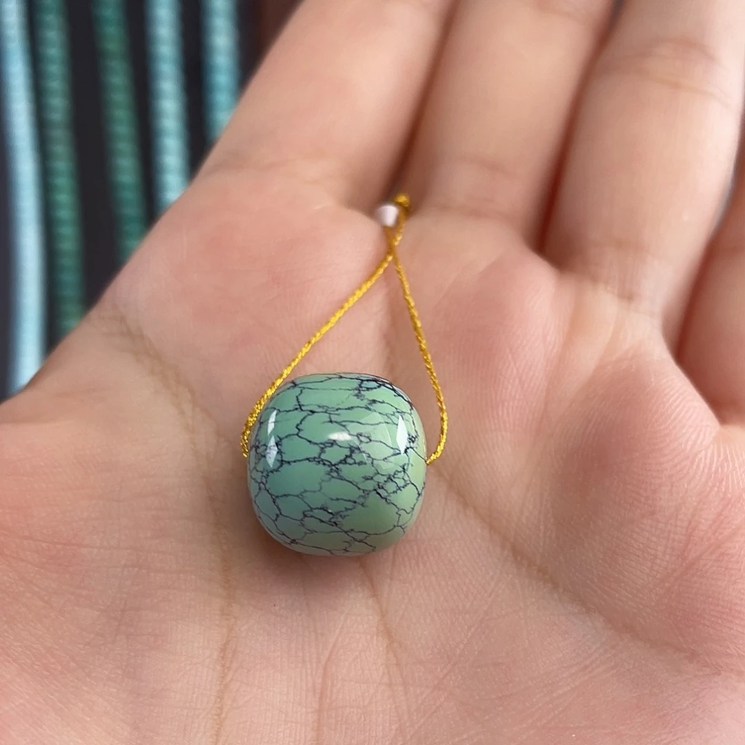 绿松石未镶嵌配饰水草老型卡14.2