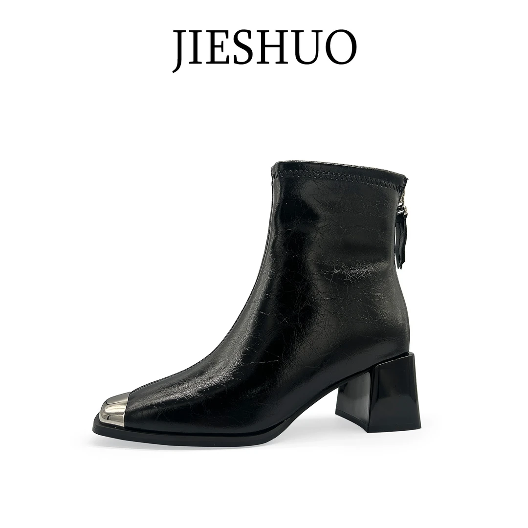 【老板娘夏天】香港JIESHUO时尚潮流时装靴PK3911