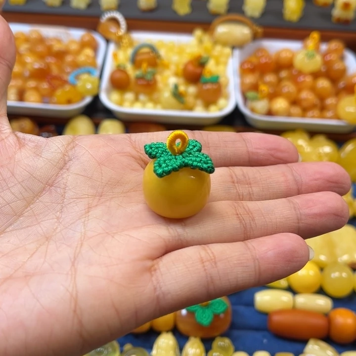 琥珀未镶嵌裸石卡21老蜡事事如意