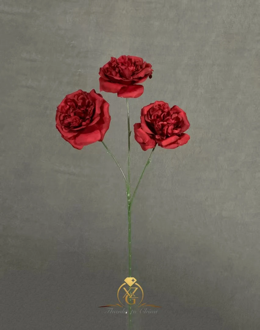 3头大马丁仿真花 10枝