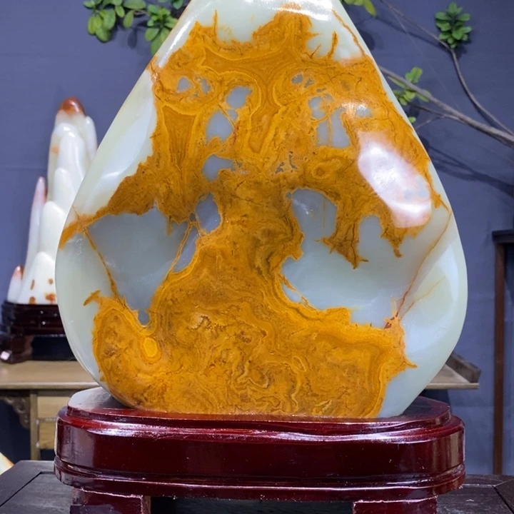 石材精品古青石摆件