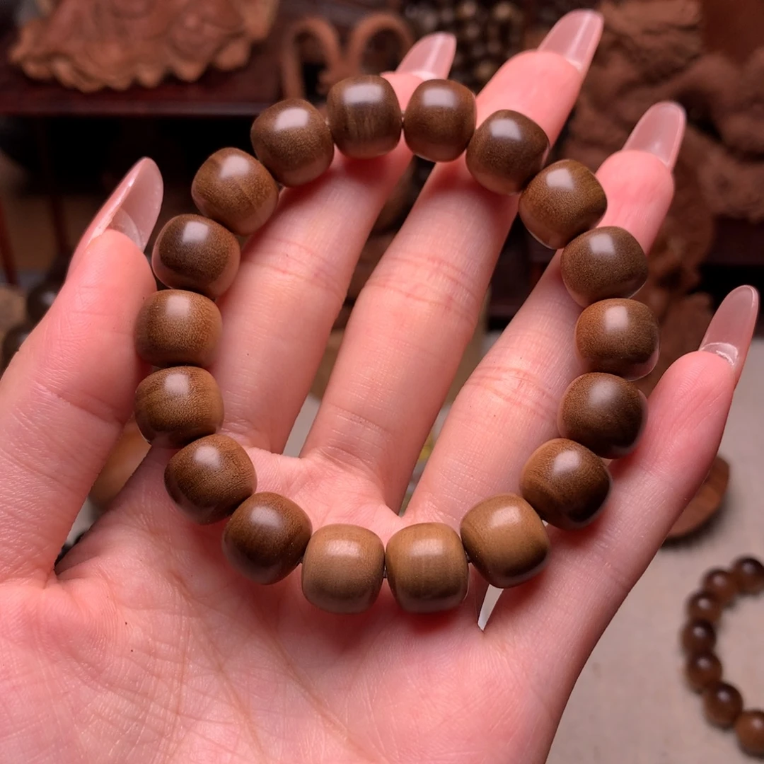 手串/手链檀香木老山檀香11.12奶香黑肉树心料