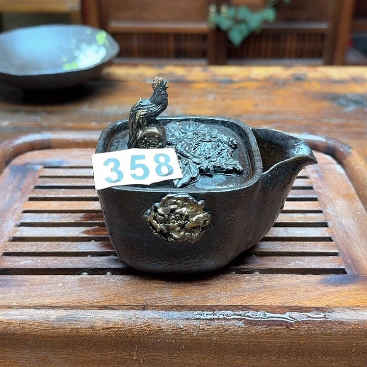 纯手工制作粗陶茶具