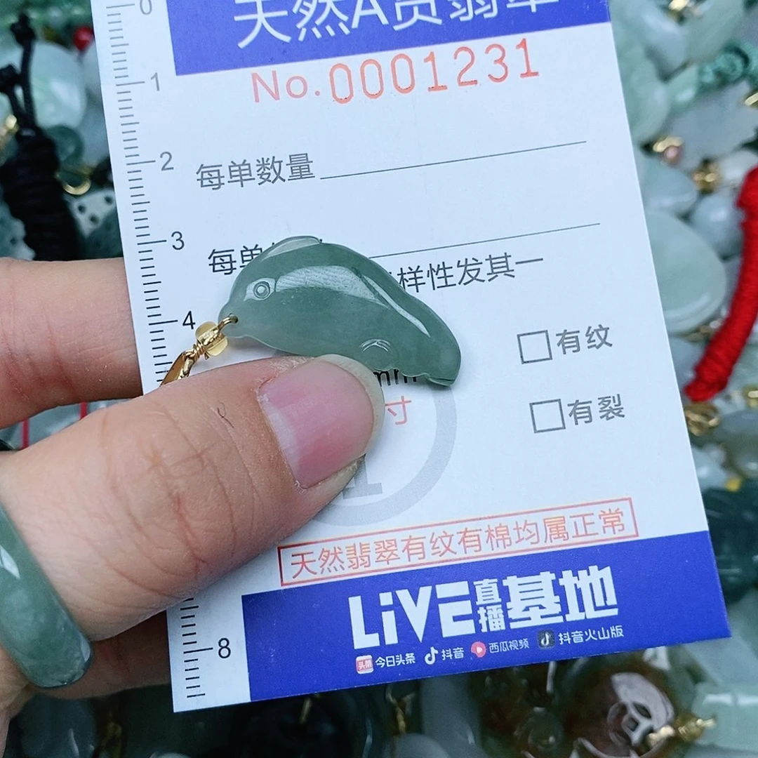 翡翠吊坠(赠链)未镶嵌