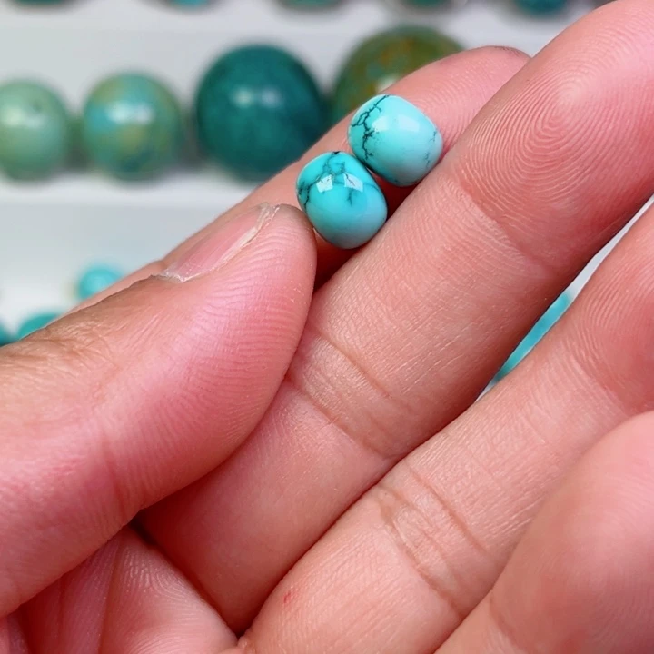 自***卷未镶嵌绿松石珠宝奇石
