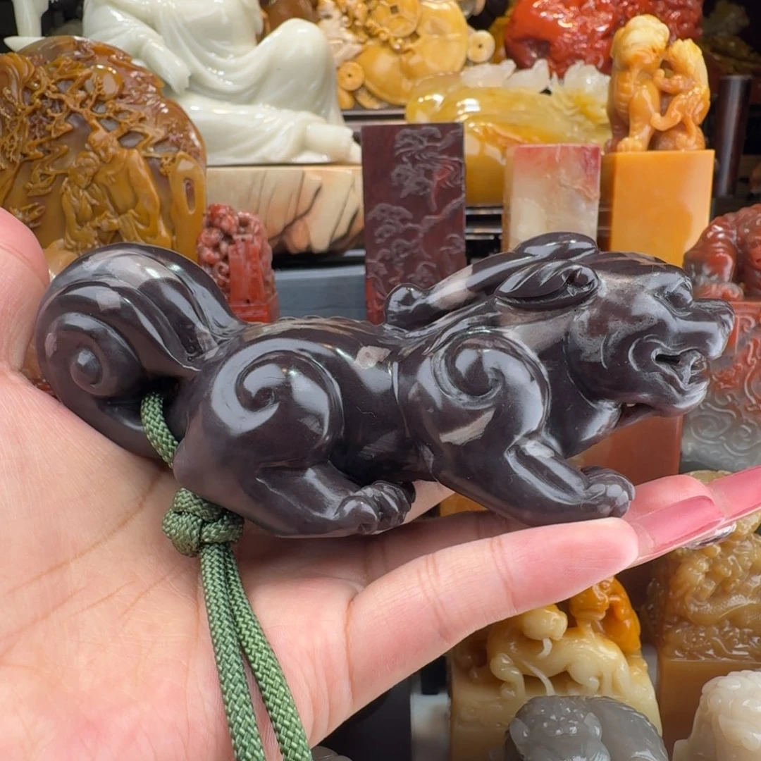 寿山石小精品手把件