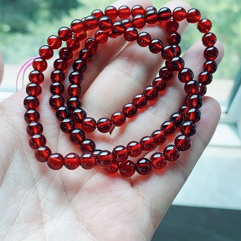 【闪购商品】手链未镶嵌石榴石6毫米