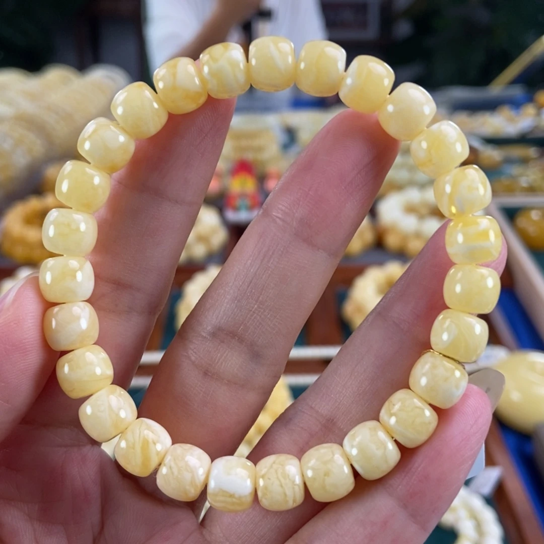 琥珀未镶嵌珠宝奇石8虎皮老型9.68