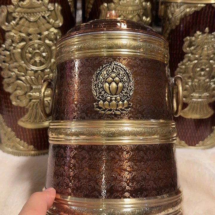 纯铜手工藏式酸奶桶