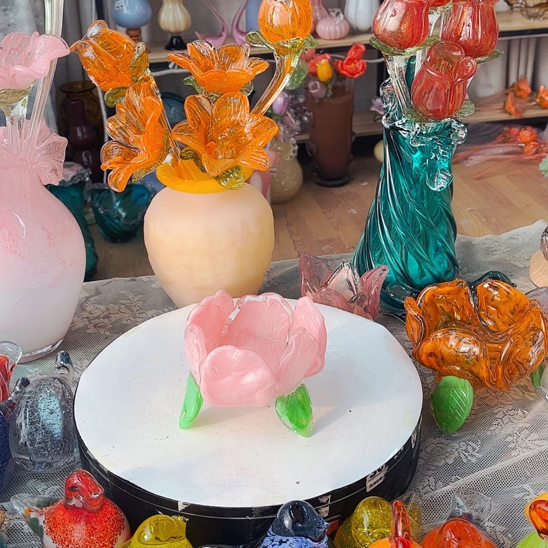 花碗瑕不退不换家悦花瓶花器