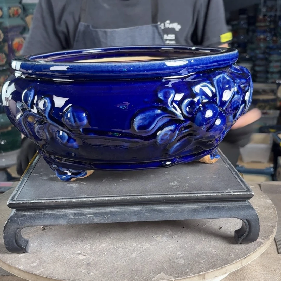 一风堂石湾花盆 内27*12