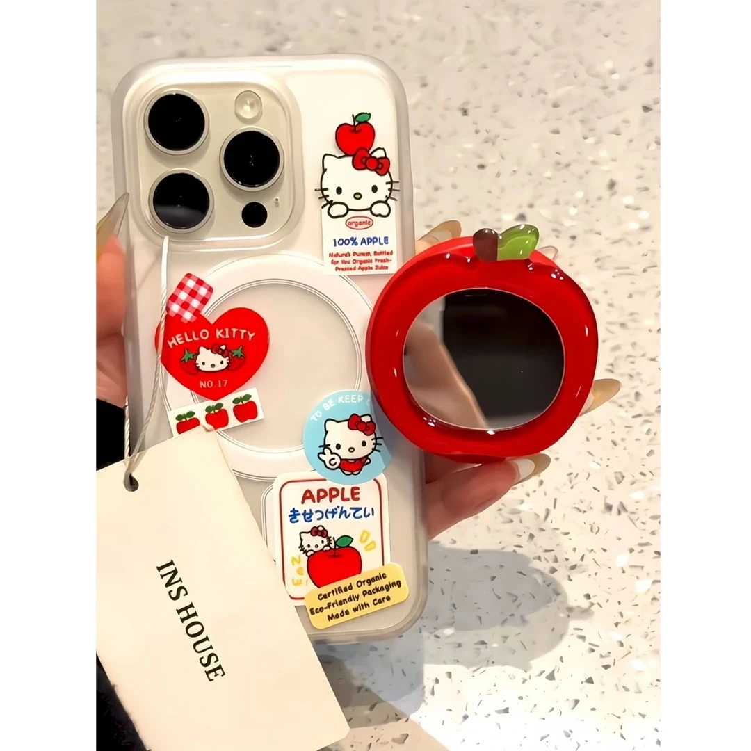 磁吸二合一KT猫苹果适用苹果16e/15手机壳iPhone234promax女xr/7P