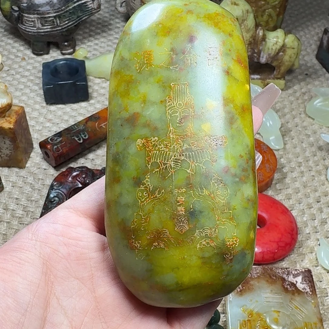 白玉菩提吊坠挂件